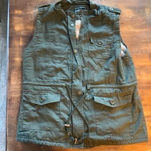 C’ESTTOI large olive vest